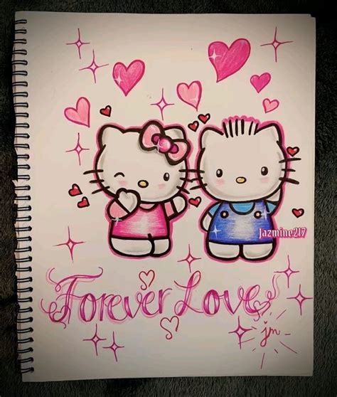 chicano drawings love|chicano drawings hello kitty.